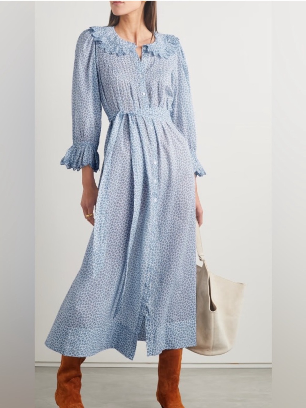 Doen Helena Dress Bluebell Hillside Bloom
